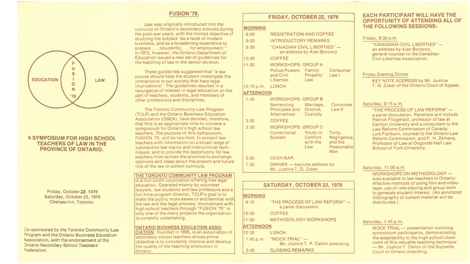 CLEO's history - CLEO (Community Legal Education Ontario / Éducation ...